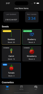Grow A Garden Roblox Companion - Screenshot 1