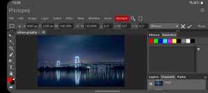 Advanced Editor | Photopea - Screenshot 1