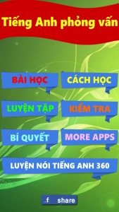 Tiếng Anh phỏng vấn song ngữ Anh Việt - Screenshot 1