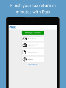 Etax Mobile App - Screenshot 2