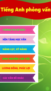 Tiếng Anh phỏng vấn song ngữ Anh Việt - Screenshot 4