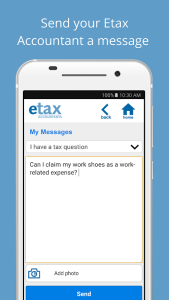 Etax Mobile App - Screenshot 1