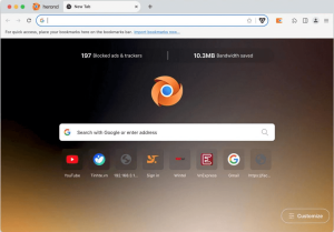 Herond Browser - Screenshot 1